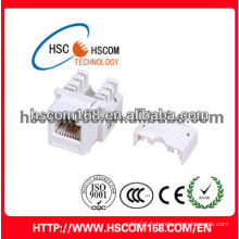 Style parfait rj45 cat5e cat6 utp female keystone jack